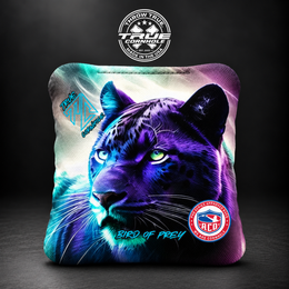 BIRD OF PREY REALISTIC CHEETAH Bird of Prey cornhole bag mockup design 22