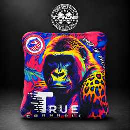 BIRD OF PREY CHEETAH GORRILLA Bird of Prey cornhole bag mockup design 9