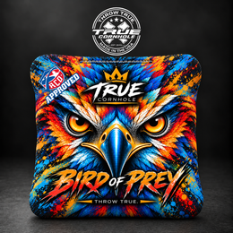 Bird of Prey Color Raptor ACO Approved True Cornhole bag mockup design 33