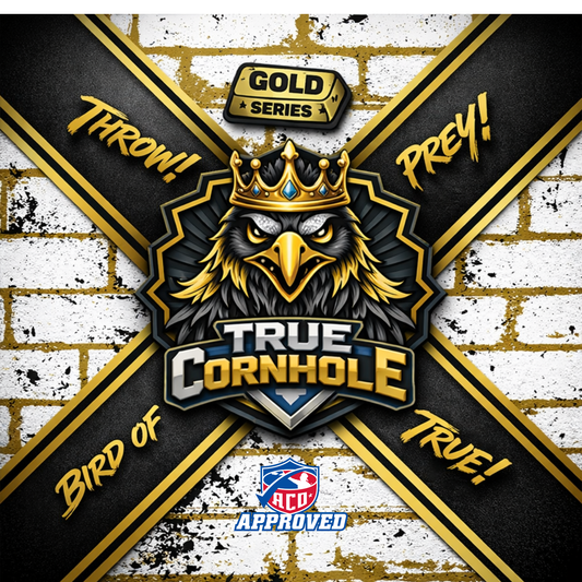 ACO APPROVED TRUE CORNHOLE 4.5/8 HYBRID CARPET BIRD OF PREY