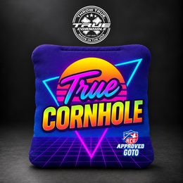 True Cornhole GoTo 80'S THEME bag mockup design 9