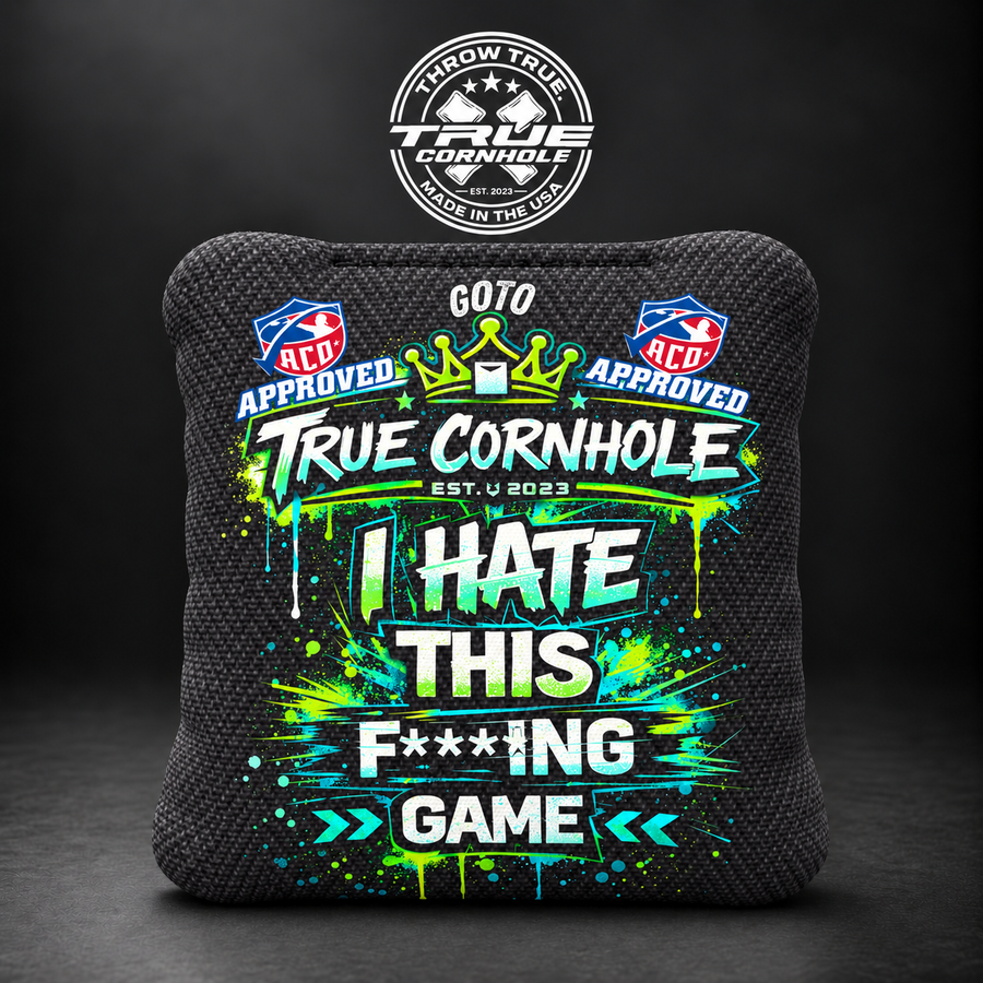True Cornhole GoTo 5-6/9 ACO Approved Herringbone Carpet Bags