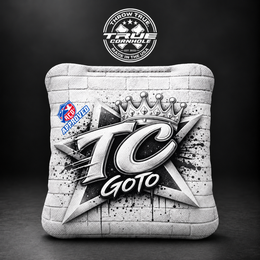True Cornhole GoTo GOTO whiteout star crown bag mockup design 7