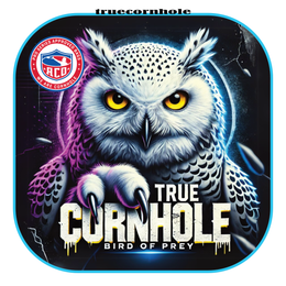 ACO APPROVED TRUE CORNHOLE 4.5/8 HYBRID CARPET BIRD OF PREY design 4