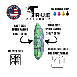 True Cornhole Hole Seeker Side view construction detail design 16