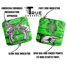 True Cornhole Hole Seeker Slow side indicator design 17