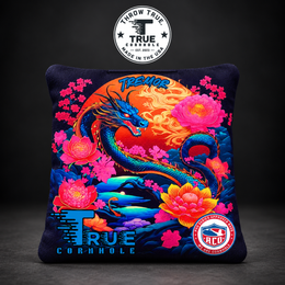 True Cornhole Tremor Dragon Lotus bag mock-up design 12