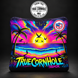 True Cornhole Tremor Sunset Beach bag mock-up design 6
