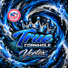 True Cornhole Vortex Blue Water bag design design 6