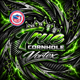 True Cornhole Vortex Green Lightning Carbon bag design design 8