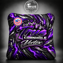 True Cornhole Vortex Purple Lightning bag mock-up design 9
