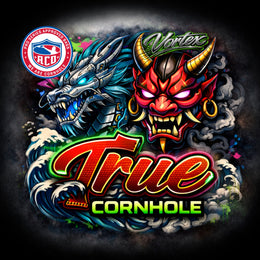 True Cornhole Vortex dragon and mask design design 3