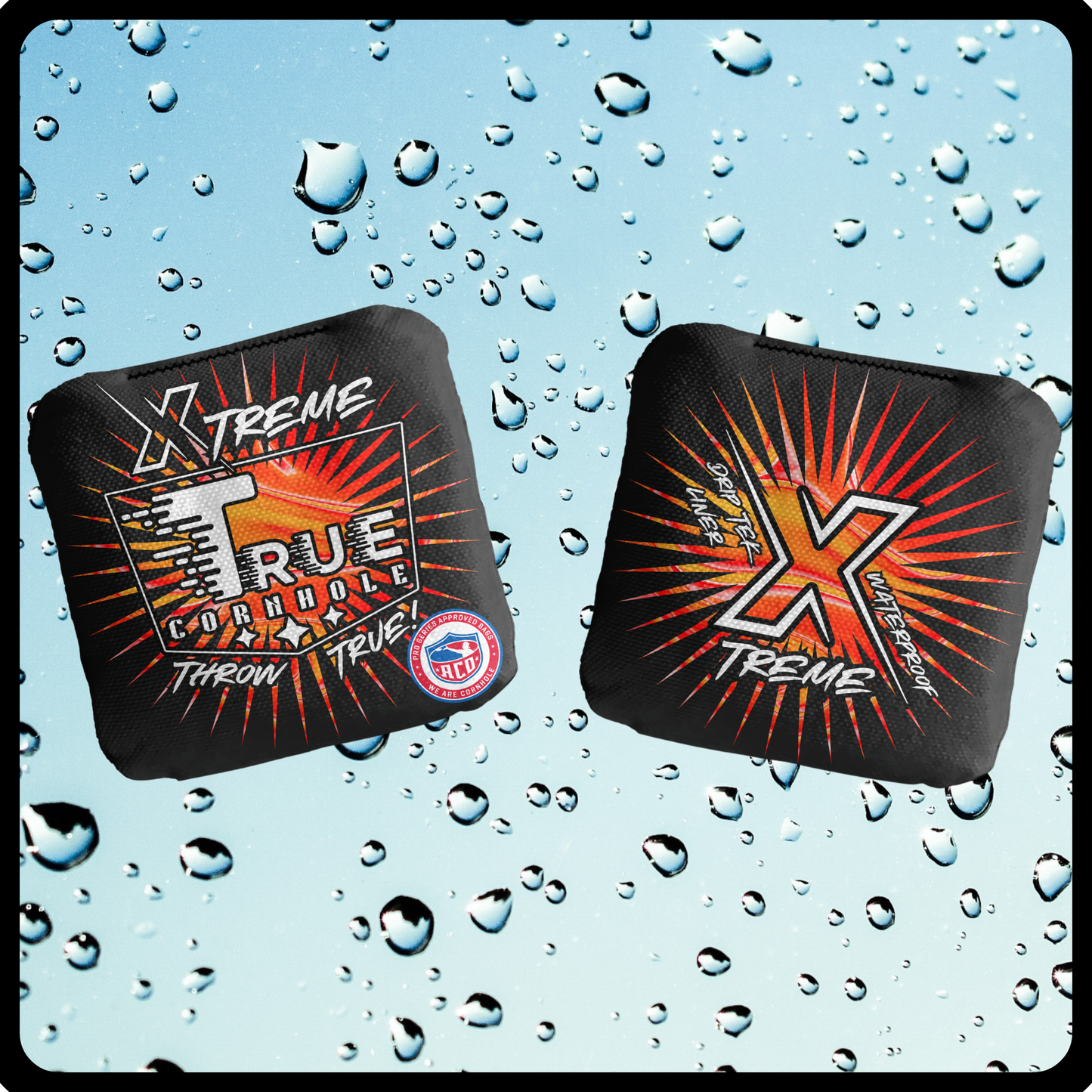 ACO Approved Truecornhole Professional  cornhole bags Xtreme 7/9 speed all weather